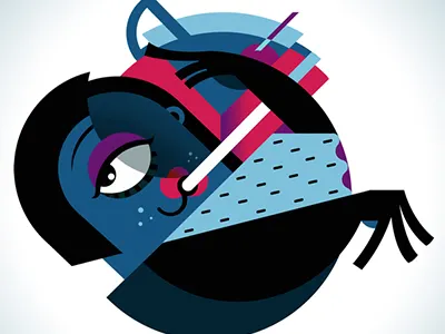 Little Monster character design illustration