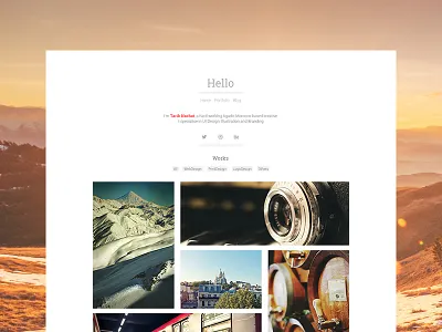 WIP personal portfolio website minimal personal portfolio simple website wip