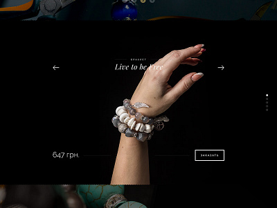 Jewelry landing page jewelry landing page web design