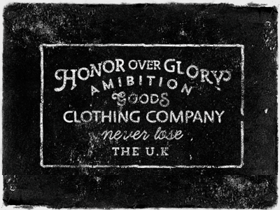 Honor Over Glory clothing glory honor over