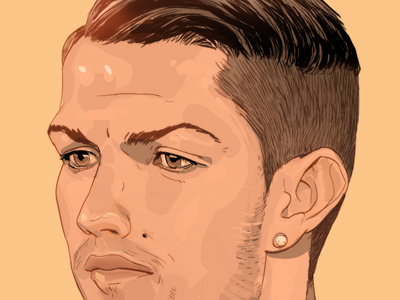 CR7 illustration poster