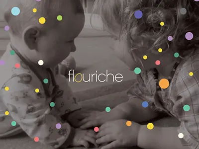 Magic babies celebration colorful happy kids logo