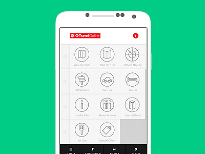 Travel App Concept app concept travel