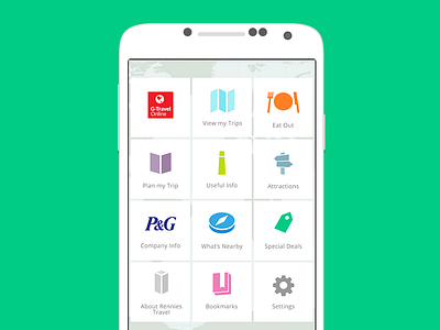 Travel App Concept app concept travel