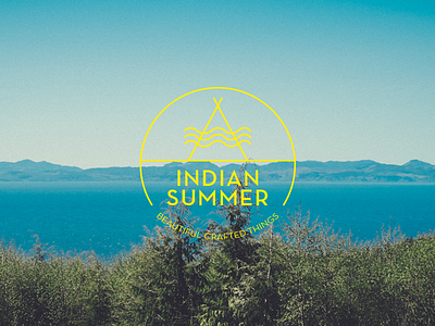 Indian Summer branding logo yellow