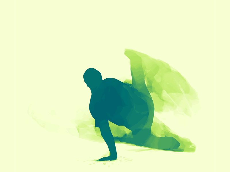 Rotoscope Digitally Painted Flare animation art break dancing design digital painting flare illustration rotoscope