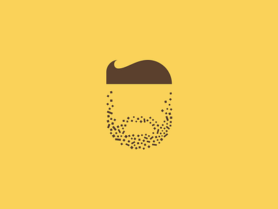 Personal beard deiv design details hairs icon illustration logo mark personal