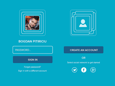 Login interface psd template ui ui kit user interface web webapp website