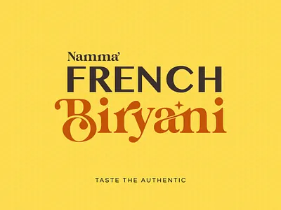 Namma French Biryani Logo biryani biryani logo branding cloud kitchen logo design designer food logo graphic design icon identity design illustration logo logo designer logomark restaurant logo symbol symbol icon ui