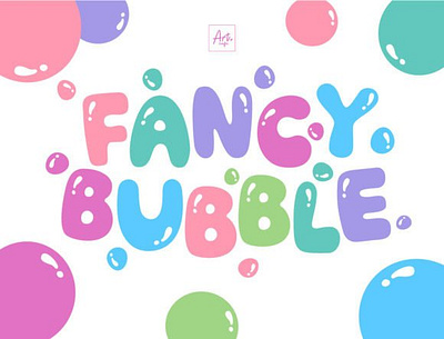 Fancy Bubble fun fonts