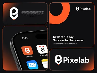 Pixelab Logo brand book brand guidelines brand identity branding creative logo custom logo design graphic design logo logo designer logo maker minimalist logo modern logo nexalet nexaletbrand nexaletdesignagency nexaletgraphics pl logo stationary design visual design