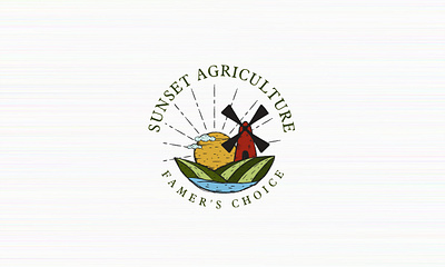 Sunset Agriculture Famer’s Choice FREE agriculture farming free download hands on industry logo template