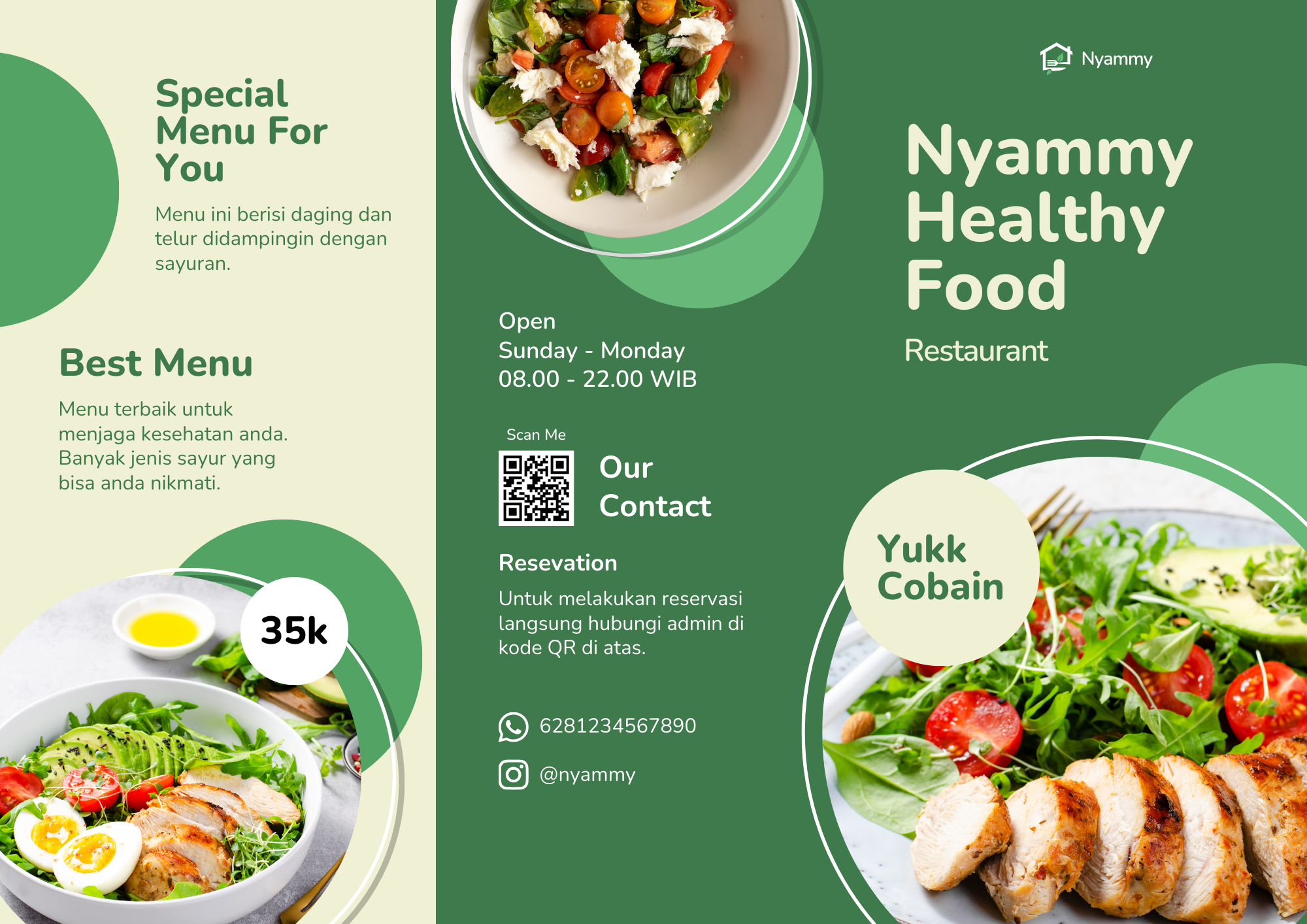 Example service media