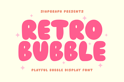 Retro Bubble font fun fonts