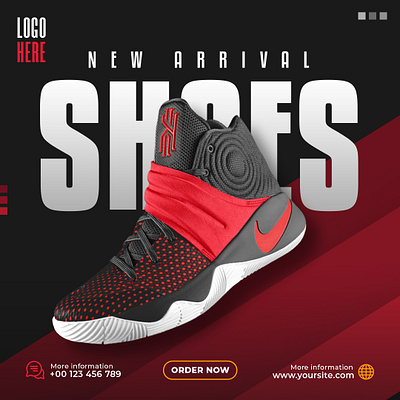 Shoes Social media post design adobe photoshop banner branding design graphic design poster poster design shoe store shoes sneakers