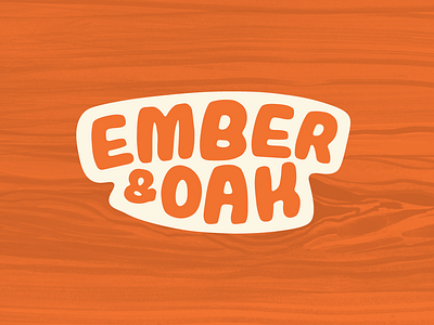 Ember & Oak Coffee Roasters branding graphic design logo