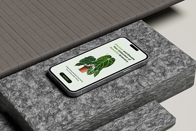 Forest at Home – Papilanium Plant Store Mobile App app catalog forest garden green iphone leaf mobile plant ui ux