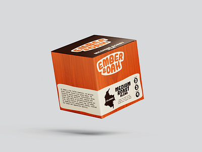 Ember & Oak Coffee Roasters - Coffee Pods Box branding design graphic design logo