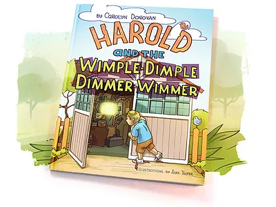 HAROLD AND THE WIMPLE-DIMPLE DIMMER-WIMMER book illustration childrens book childrens book illustration childrens illustration cute illustration kids illustration story book illustration