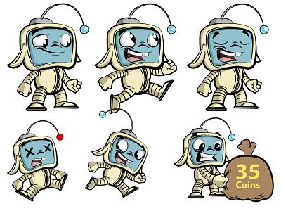 Spell-Ings 2 character game hero illustration learning monster spelling
