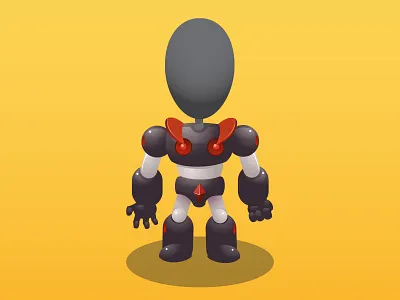 Robot Z avatar character design robot vector