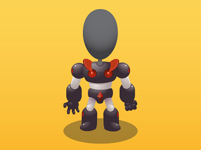 Robot Z avatar character design robot vector