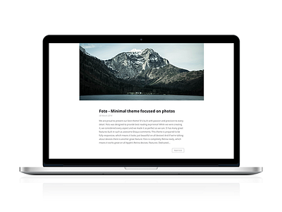 Foto - Ghost theme blog foto ghost minimal modern photo photographers responsive simple theme