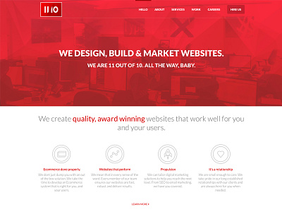 A new home internets web design