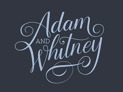 sitting in a tree ligature script