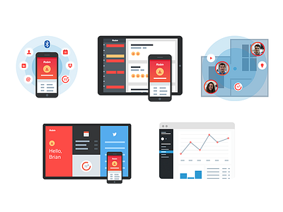 Robin at Work app browser dashboard floorplan icons mobile office robin