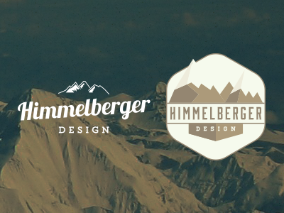 Logo Refresh Options badge logo mountains script