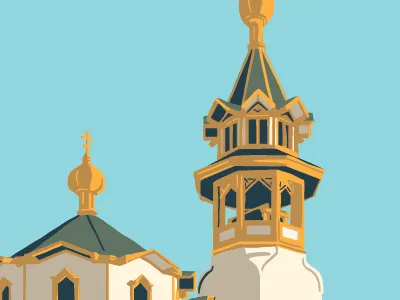 Holy Trinity branding chicago logo louis sullivan neighborhood