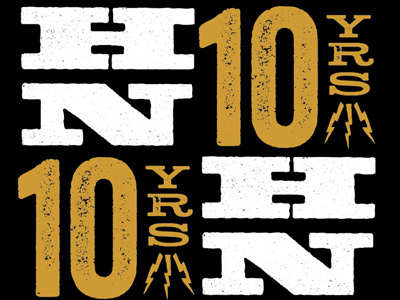 High Noon Saloon 10 years pattern anniversary high noon saloon madison music pattern typography wisconsin