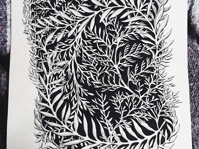 Spring drawing illustration ink nature