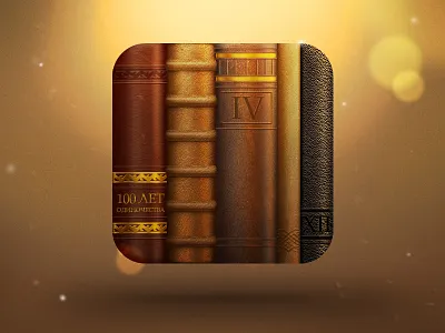 Book 2 book icon illustration ios