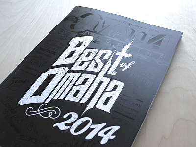 Omaha Magazine Best of Omaha Cover cover lettering magazine omaha typography vintage