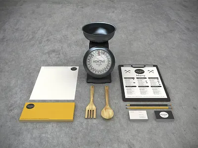 Hektar brand identity brand identity healthy identity organic organic food restaurant