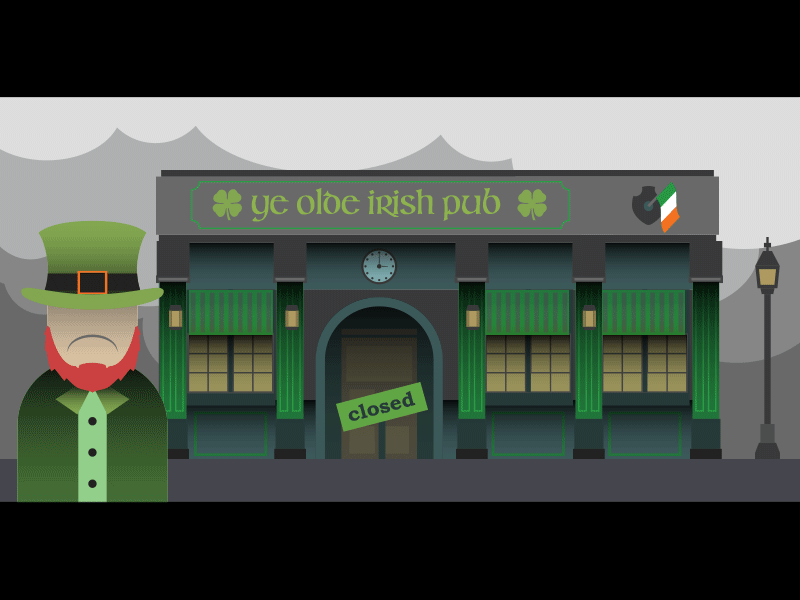 ST Patricks Day animation gif illustration vector