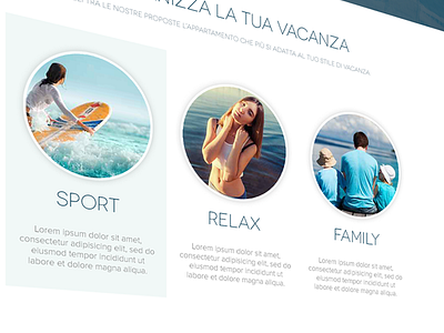 Hotel web design circle design element flat flatty home hotel travel web web design website