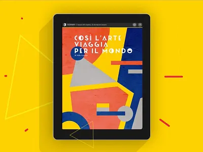 Magazine teaser after effects animation art colors ipad motion shape sparkle vector