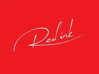 Redink Calligraphy Logo Design branding calligraphy design handwriting logo script typography