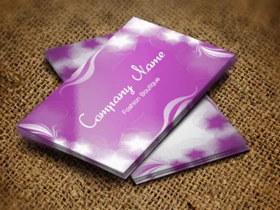 Elegant Floral Business Card branding business card clean colors corporate fashion business card florist business card minimal new professional template visiting card