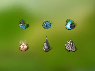 Game Icon 2 food game icon mountain photoshop