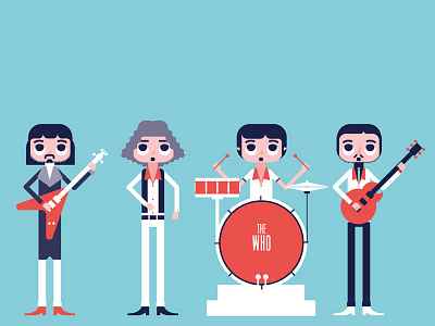 Rock Band | The Who bass drums guitar rock band the who