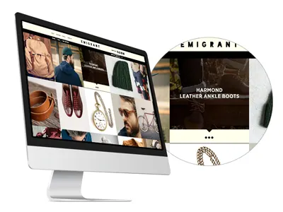 Product Hover State ecom fashion grid hipster hover rollover ui user experience ux vintage website