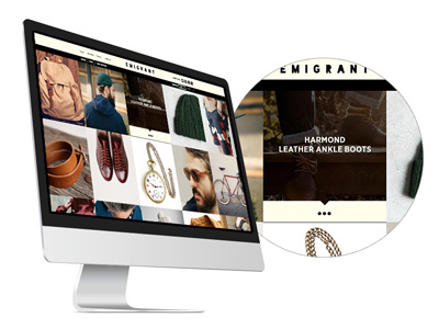 Product Hover State ecom fashion grid hipster hover rollover ui user experience ux vintage website