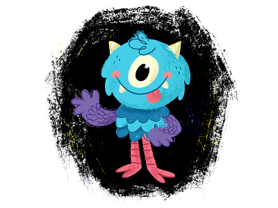 Wolfie Monster cartoon illustration joey ellis kickstarter leaky timbers monster wolfie