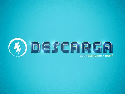 Descarga logo WIP.1 bright concert descarga entertainment icon latin lightning logo logotype mark music typography