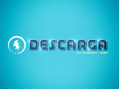 Descarga logo WIP.1 bright concert descarga entertainment icon latin lightning logo logotype mark music typography