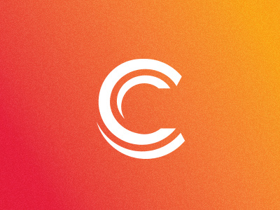 Solar Management & Finance brand c fire gradient hot identity letter c logo mark solar sun typography